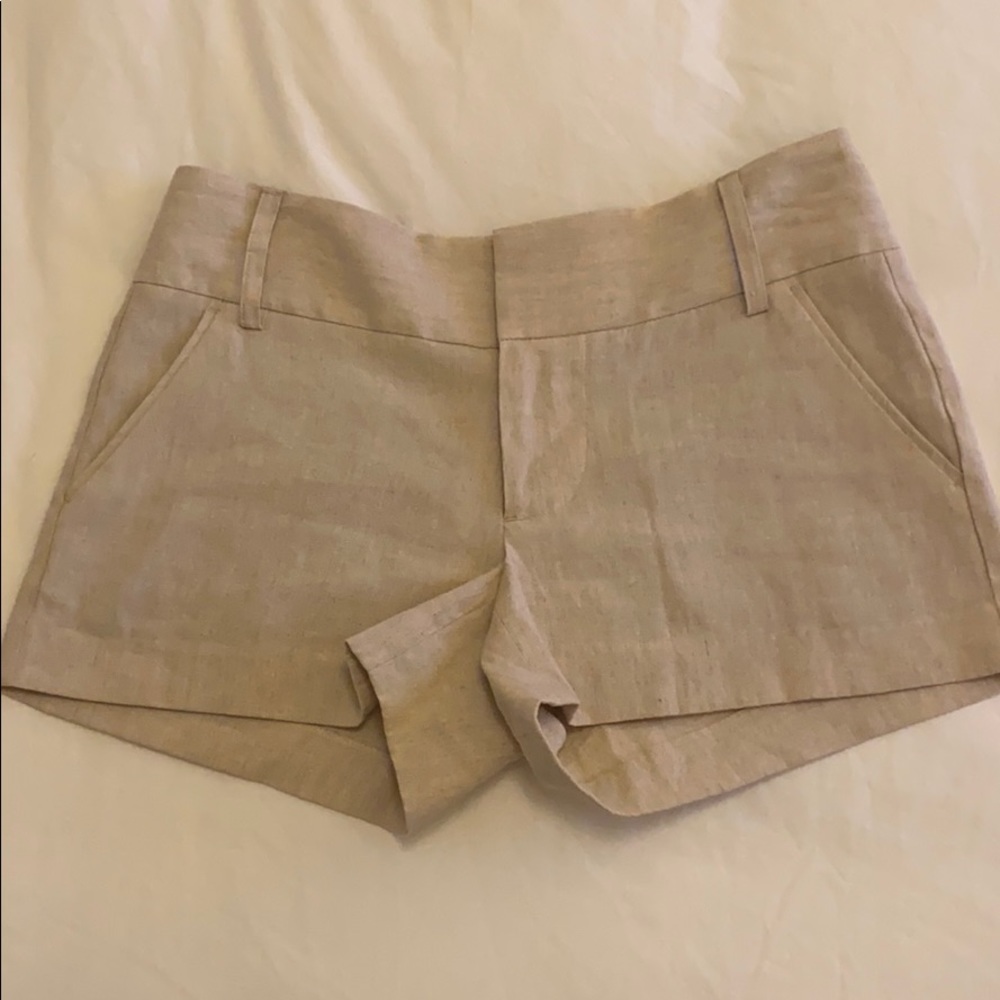 Alice & Olivia linen shorts